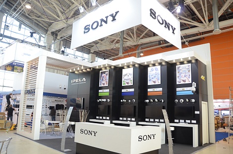 Выставочный стенд для Sony от EXPOMASTER GROUP